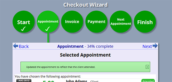 Step 2: choose an appointment
